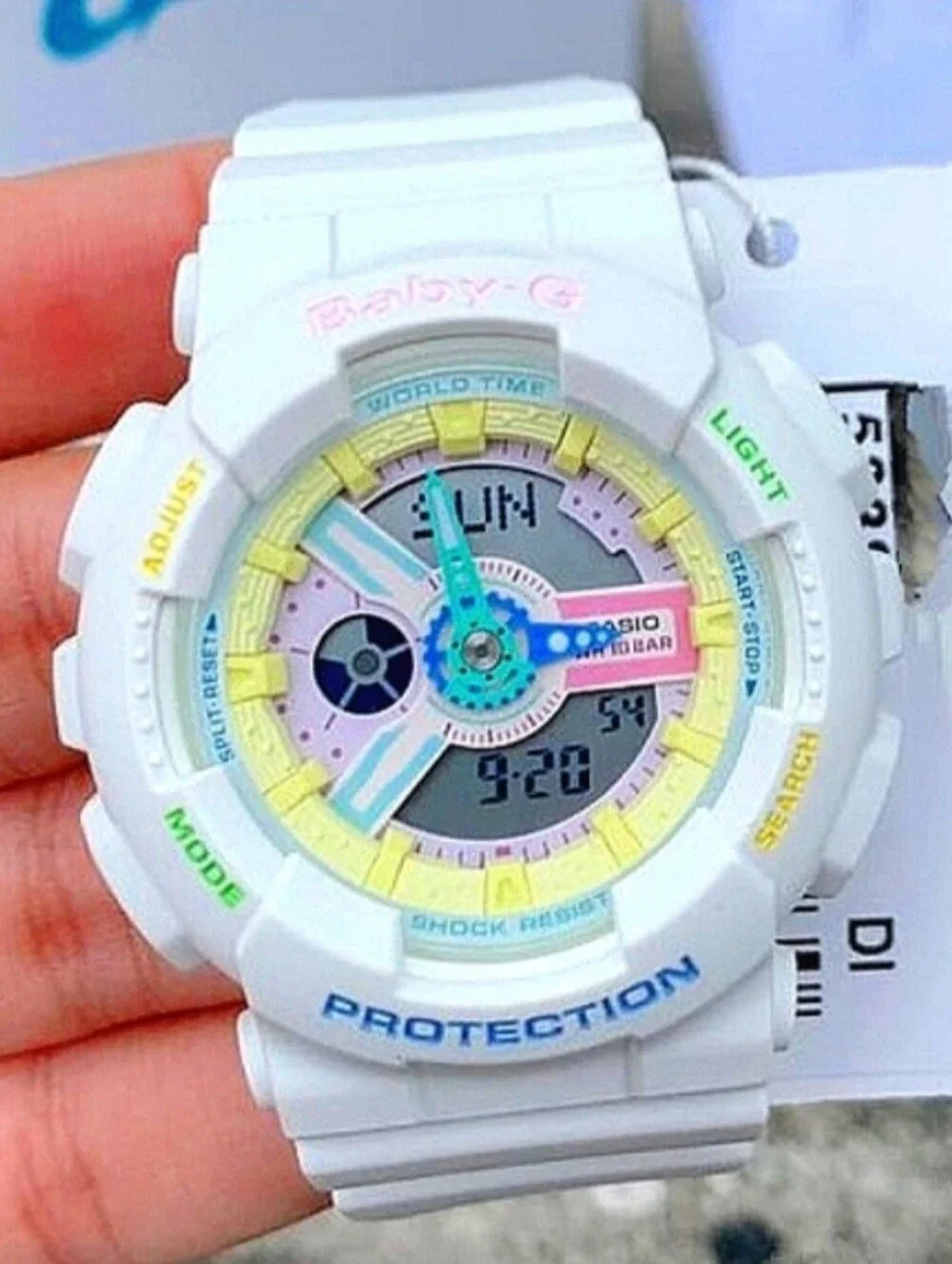 Casio Red & Snow White Premium Color Spectrum Series Lover's Collection G-Shock